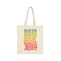 Queer Rainbow Canvas Tote Bag