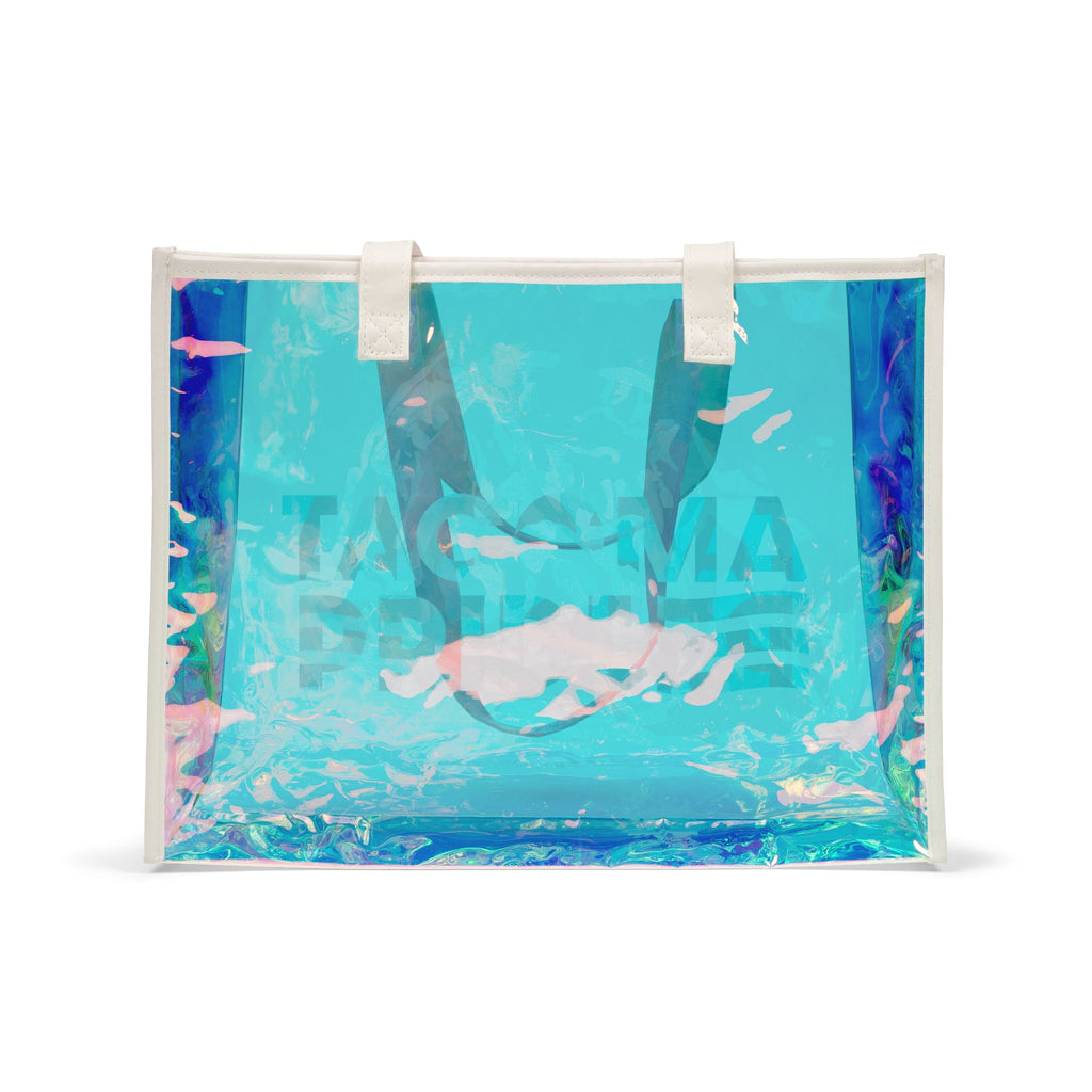 Tacoma Pride Holographic Beach Tote Bag