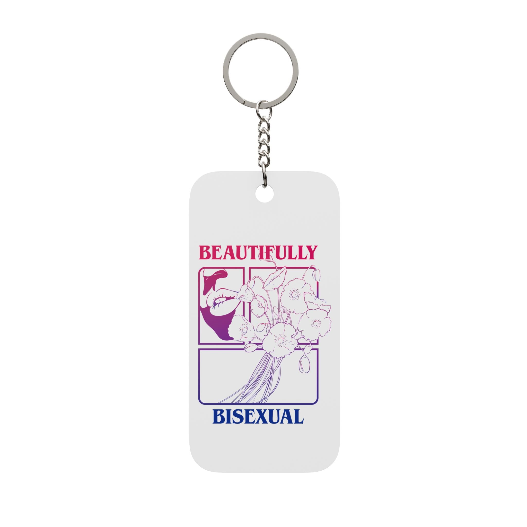 Beautifully Bisexual Keychain