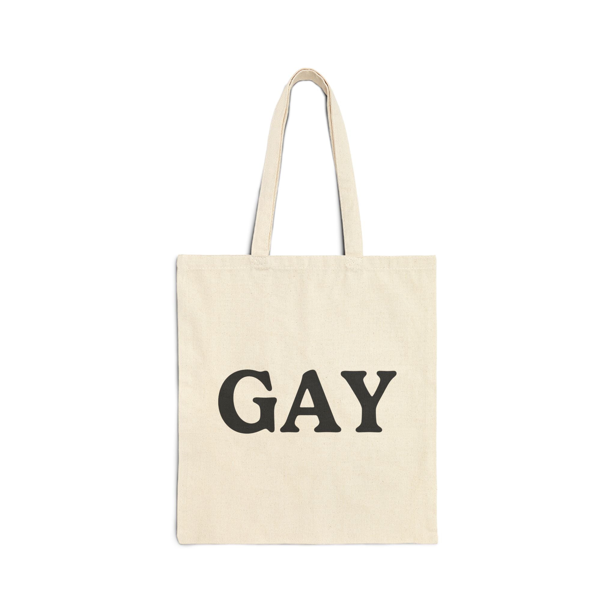 GAY Canvas Tote Bag