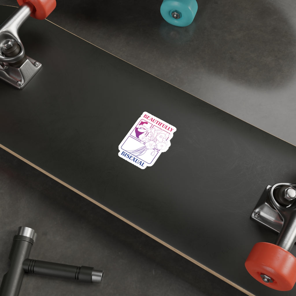 Beautifully Bisexual 3" Die-Cut Sticker