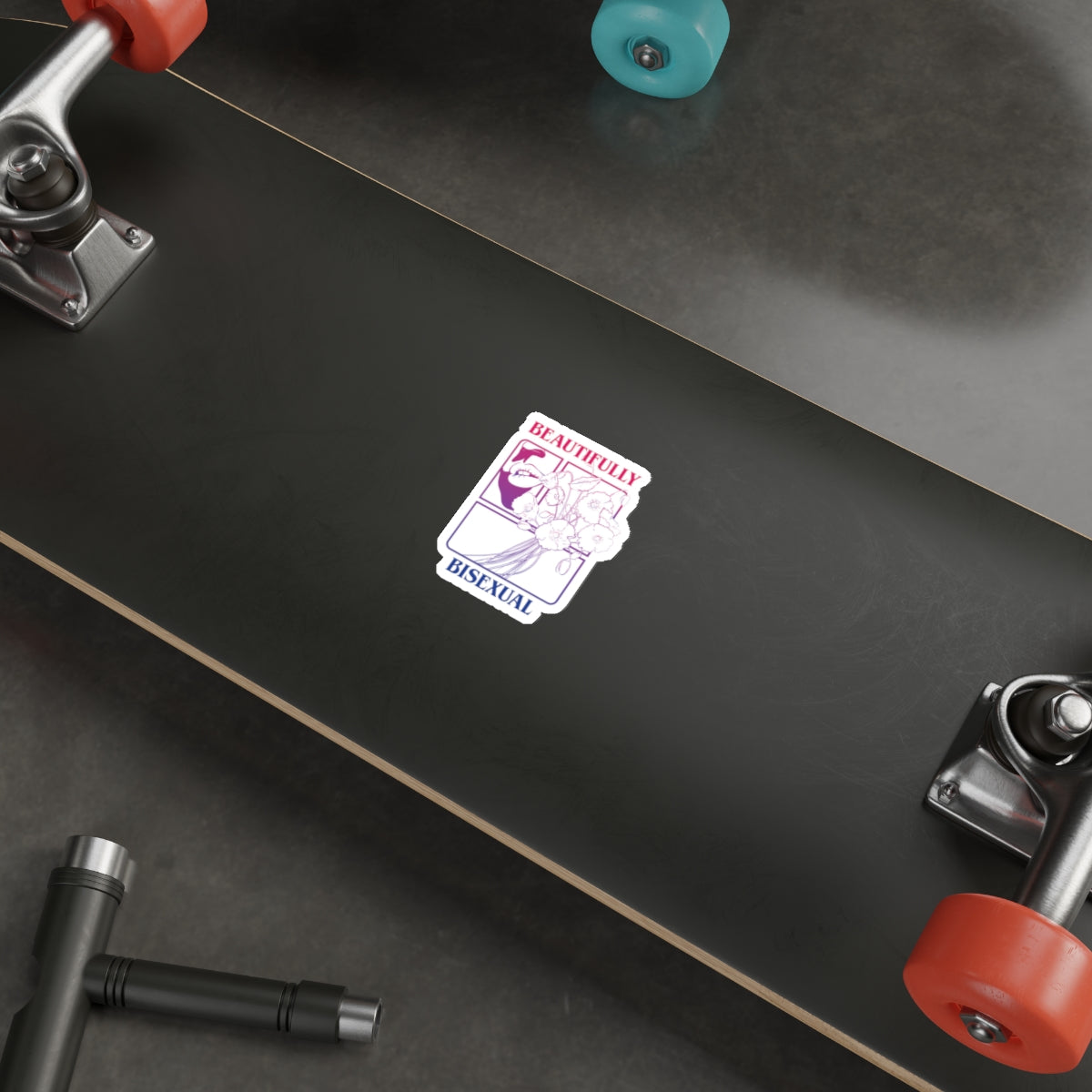 Beautifully Bisexual 3" Die-Cut Sticker