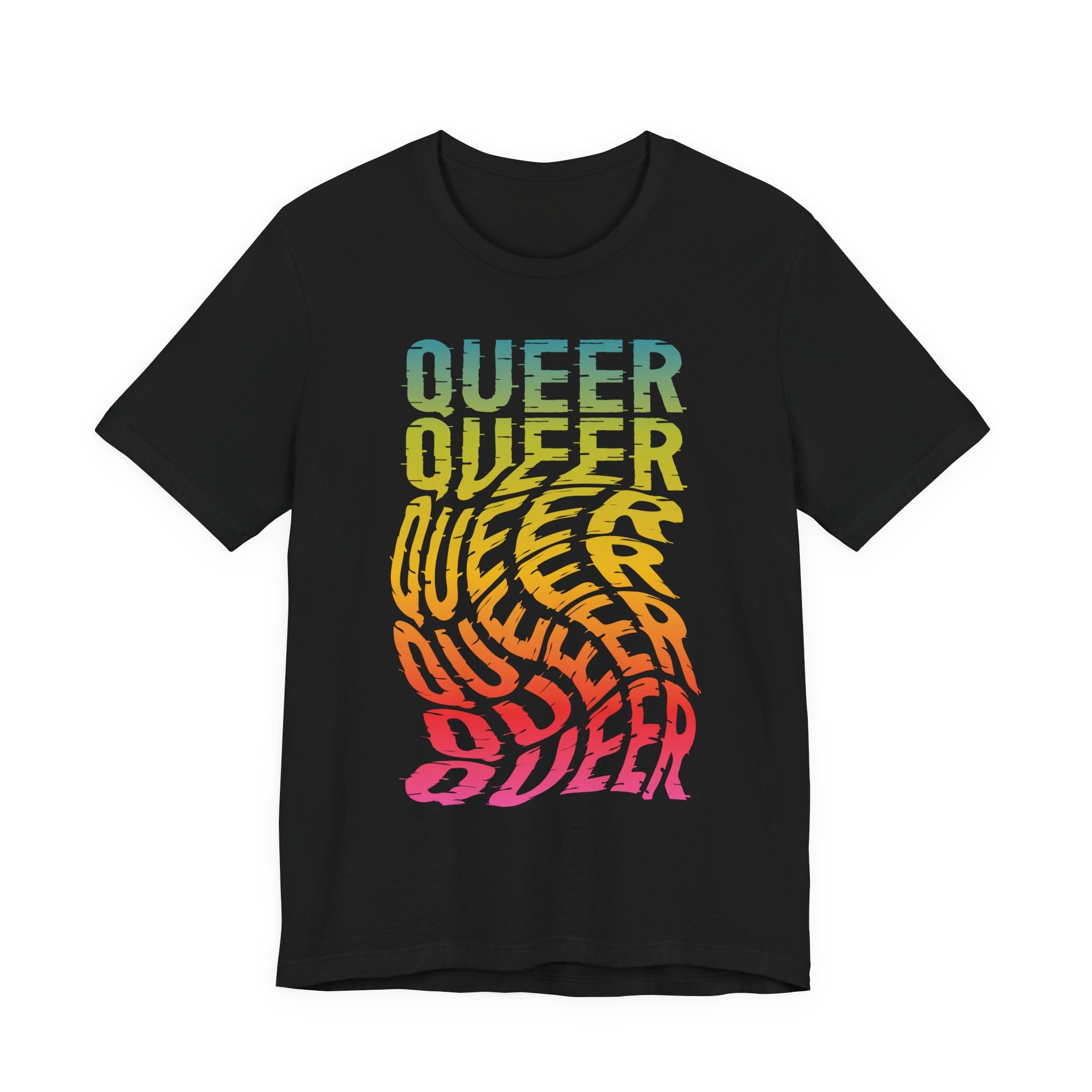 Queer Rainbow Graphic Tee