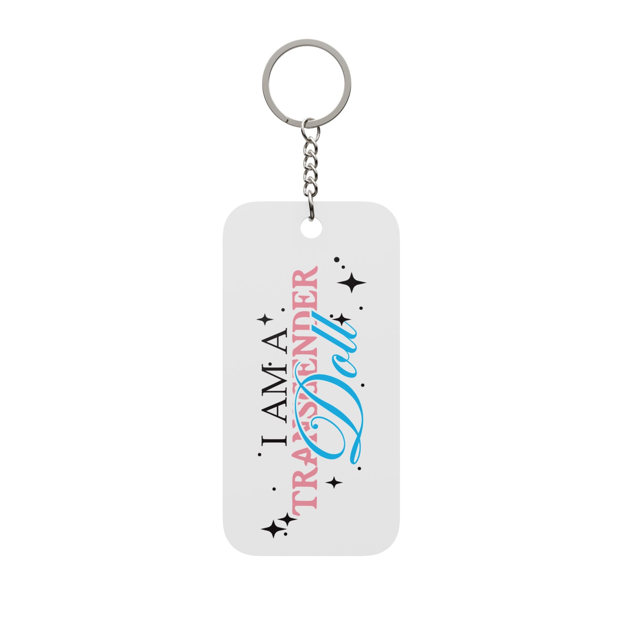 Transgender Doll Double‑Sided Keychain