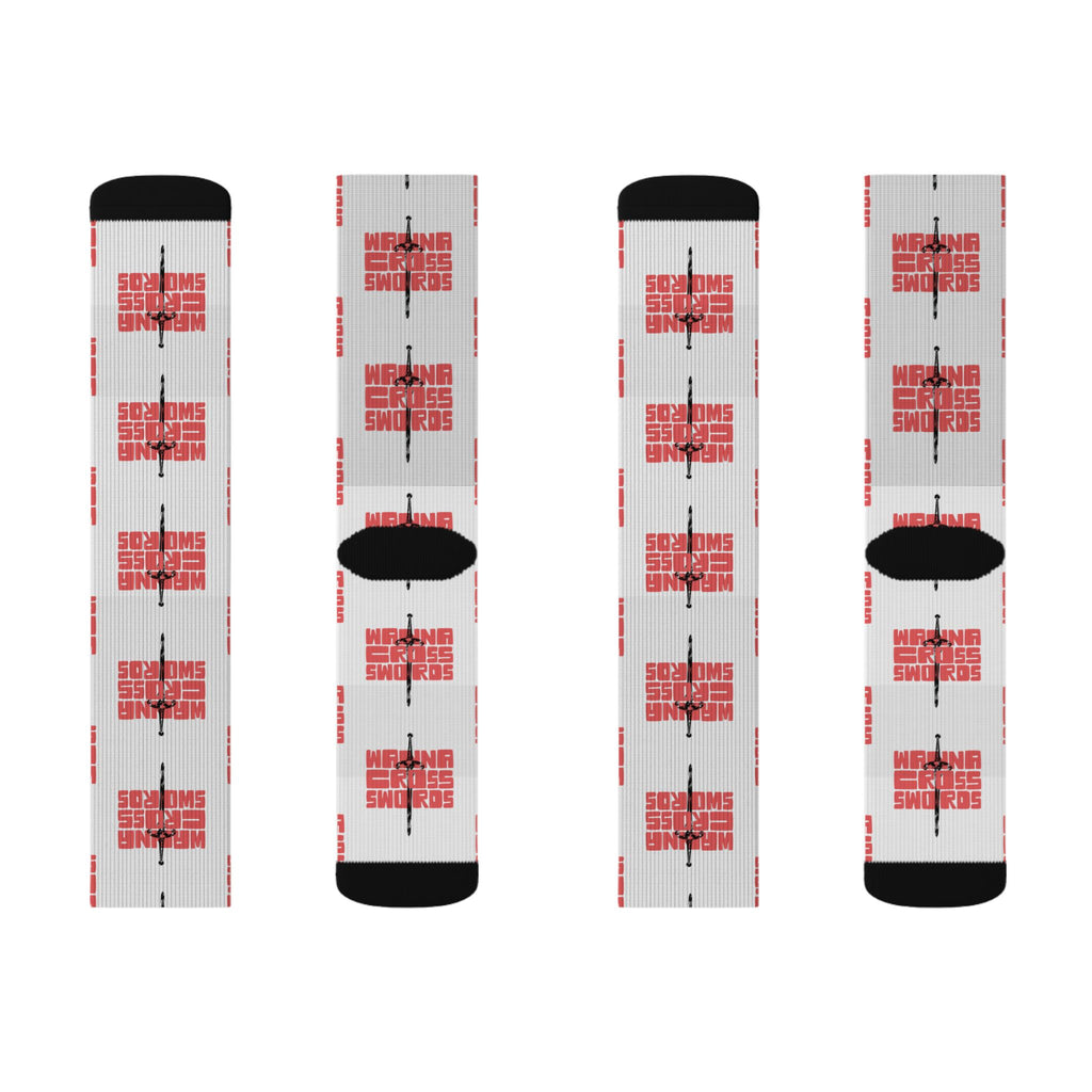 Sublimation Socks — Wanna Cross Swords