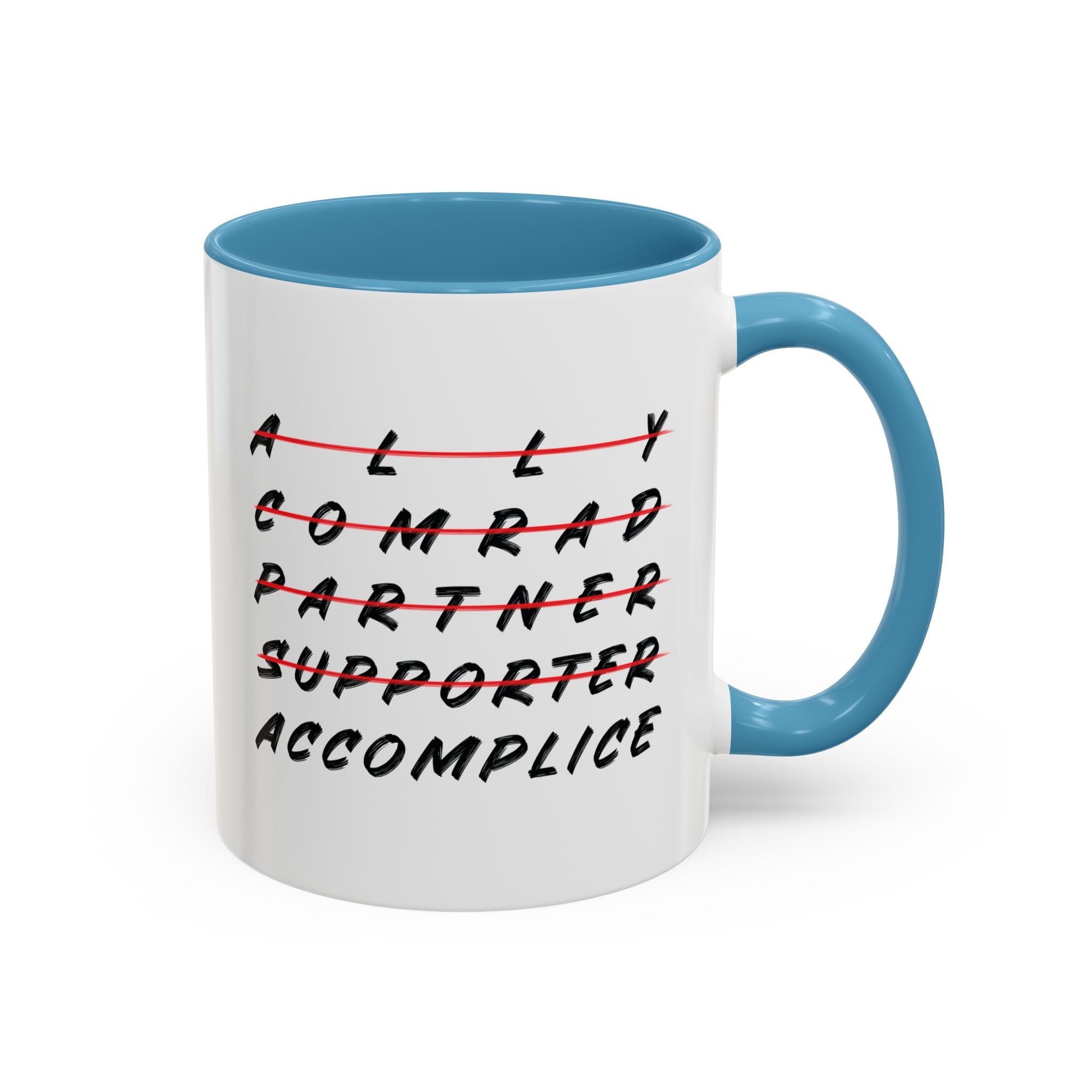Ally to Accomplice Accent Coffee Mug - 11oz