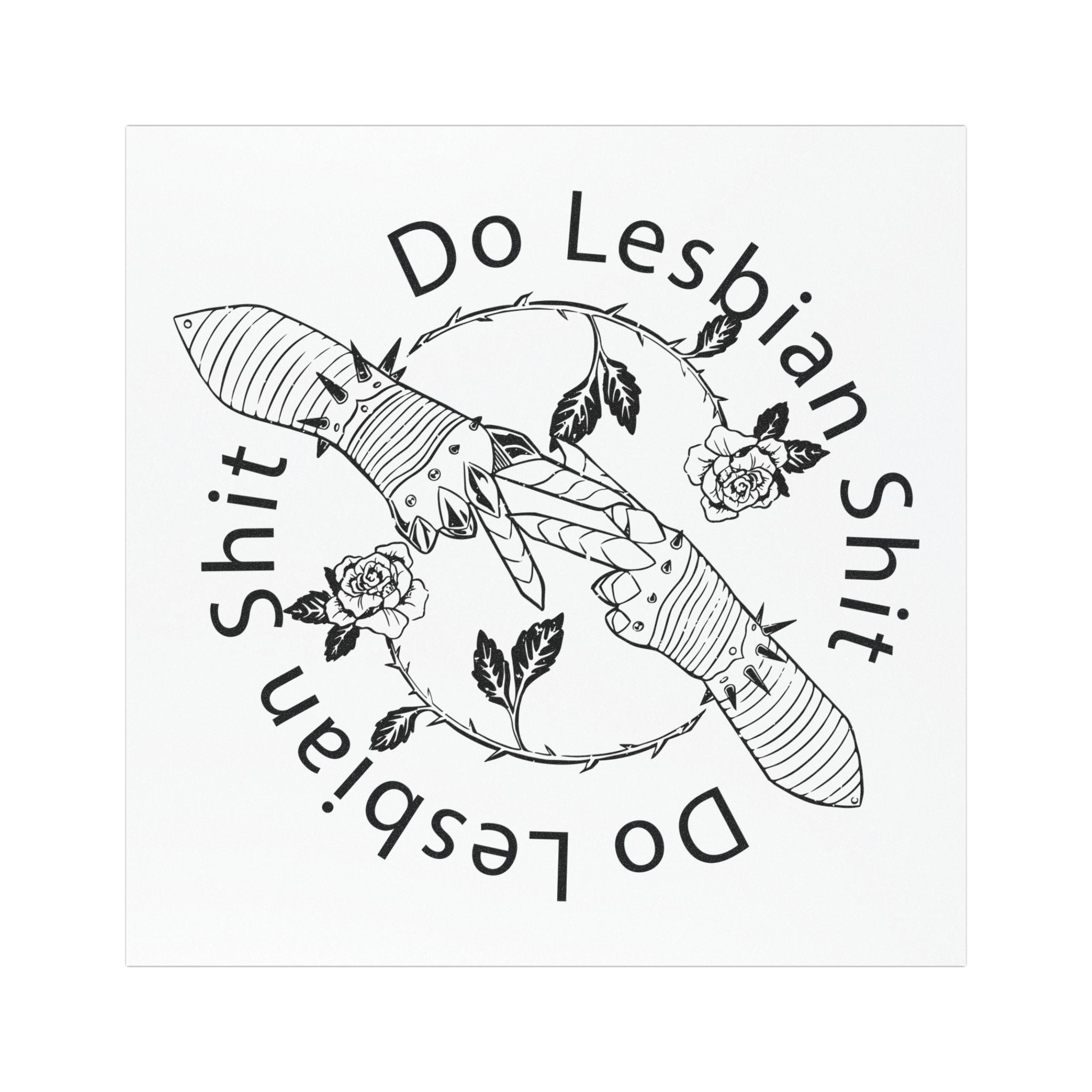 Do Lesbian Shit Car Magnet