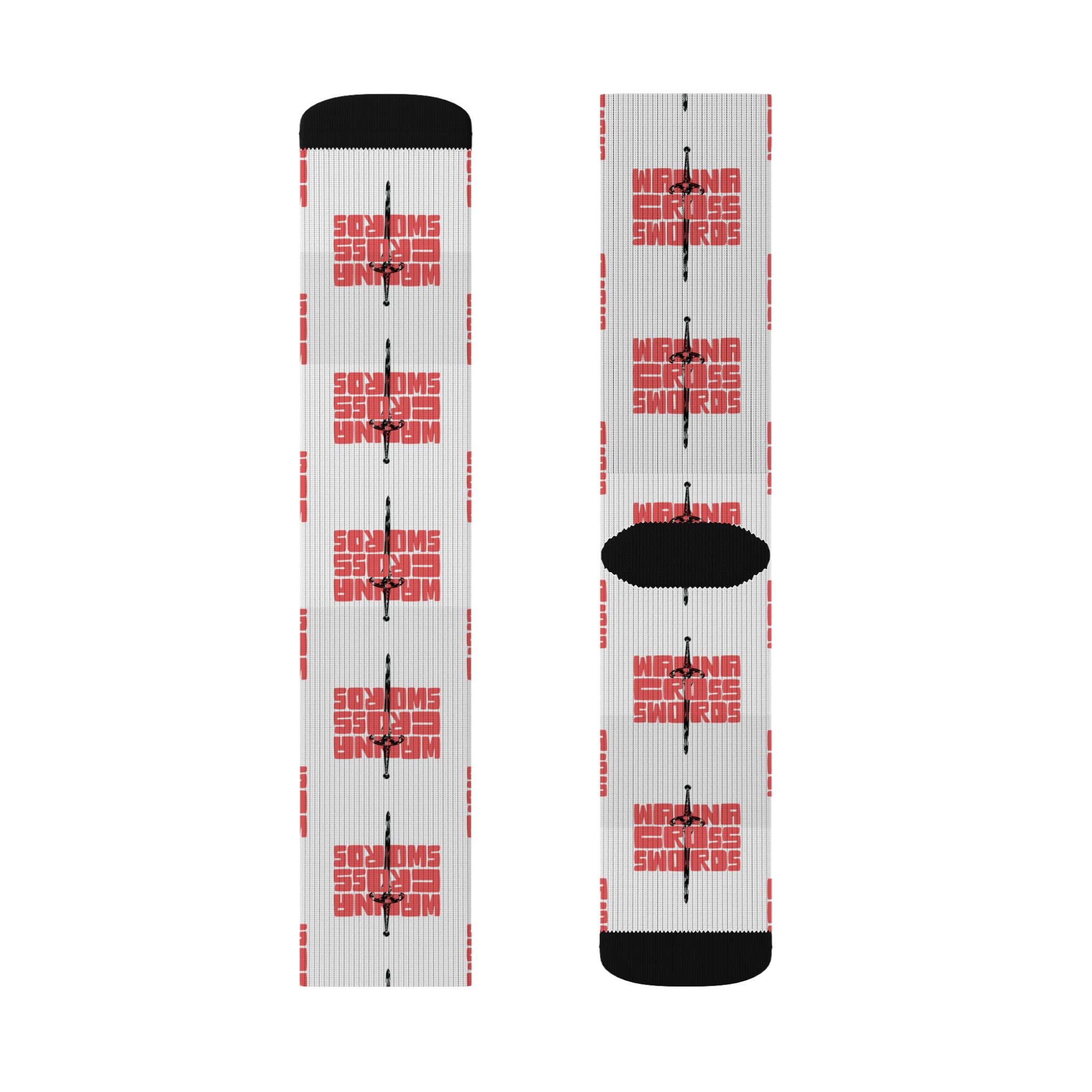 Sublimation Socks — Wanna Cross Swords