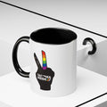 Tacoma Pride Peace Sign Accent Coffee Mug - 11oz