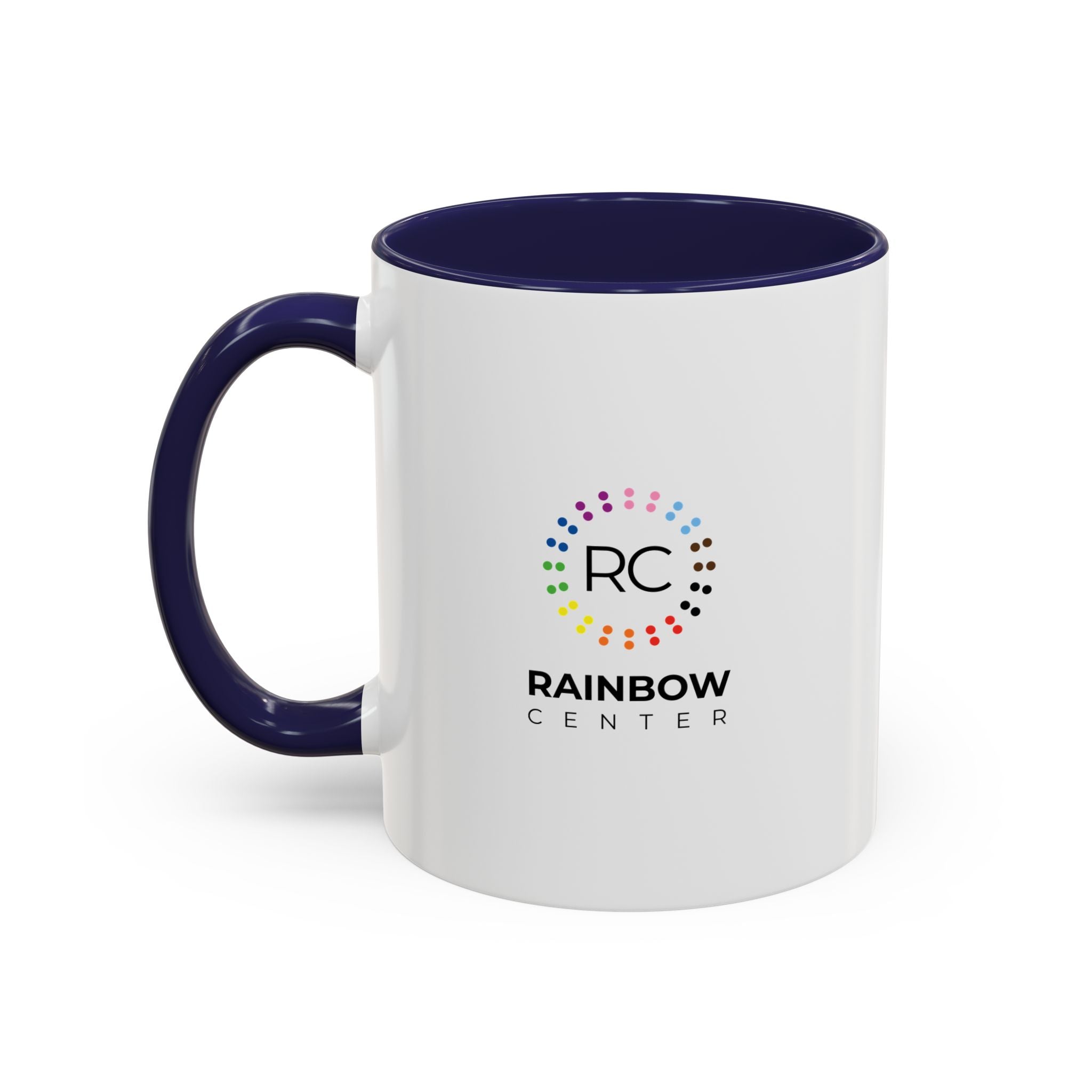 Queer Rainbow Accent Coffee Mug - 11oz