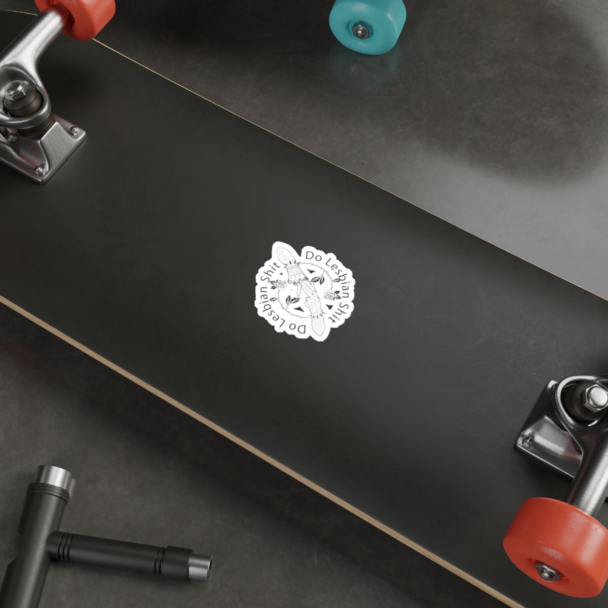 Do Lesbian Shit 3" Die-Cut Sticker