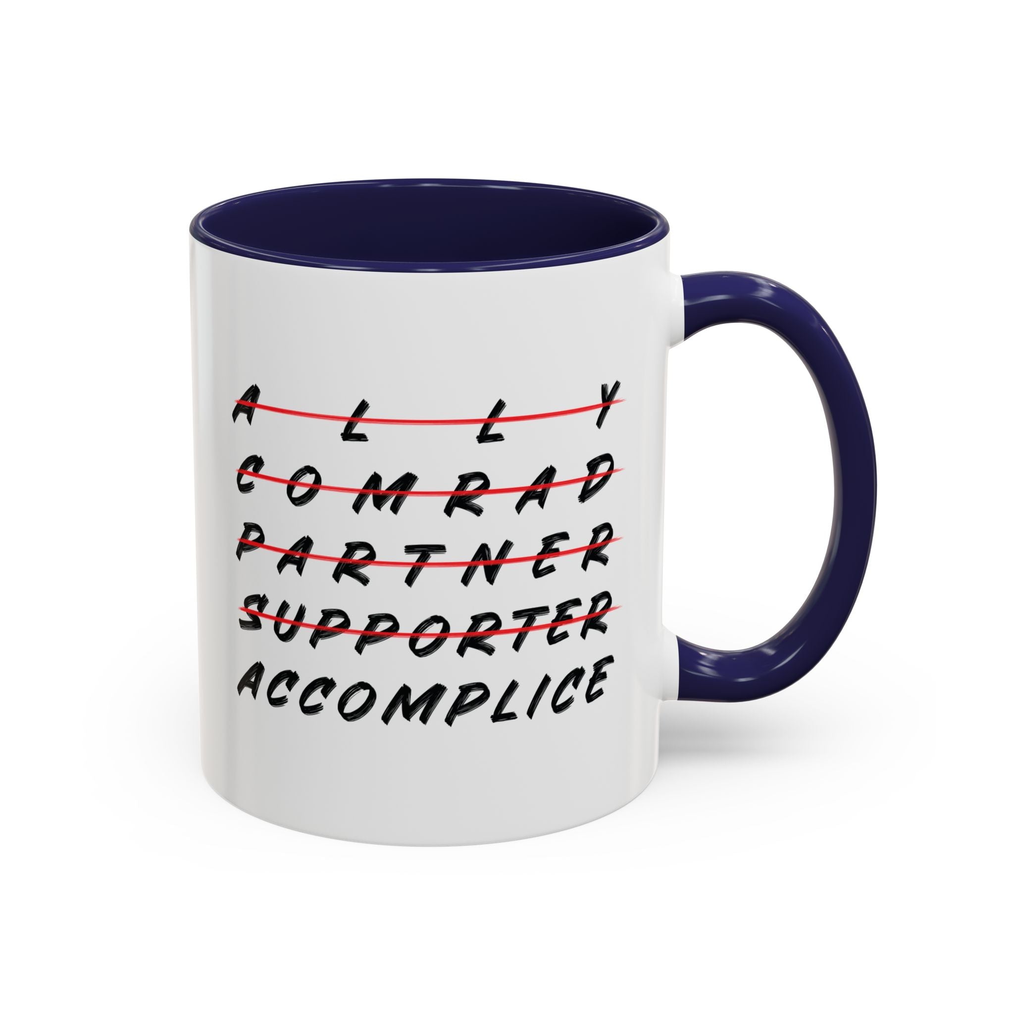 Ally to Accomplice Accent Coffee Mug - 11oz
