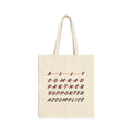 Ally to Accomplice Canvas Tote Bag