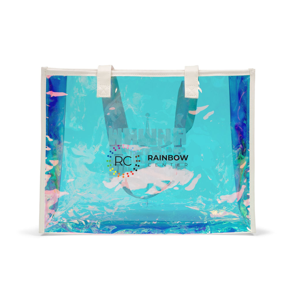 Wanna Cross Swords Holographic Beach Tote Bag