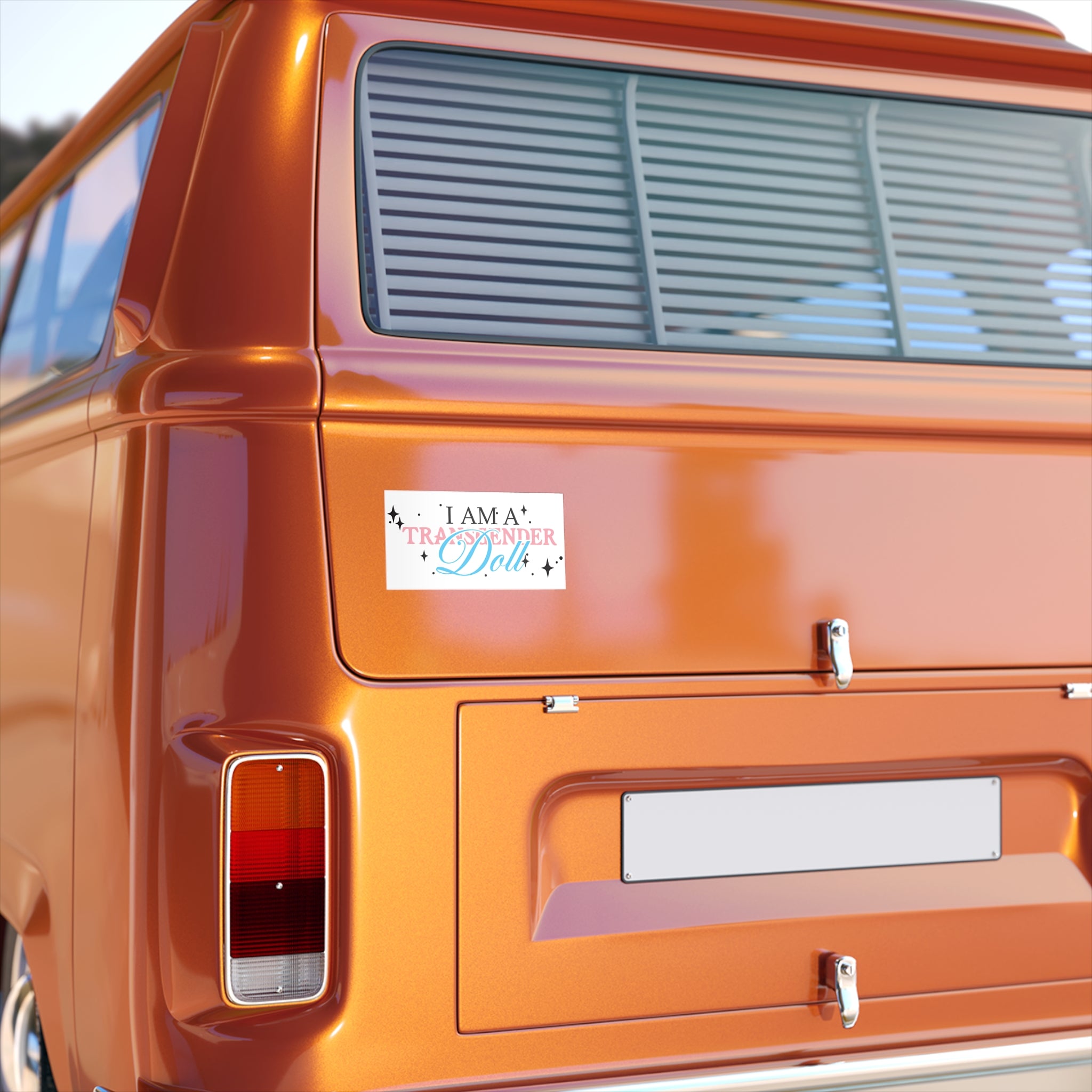 Transgender Doll Bumper Sticker