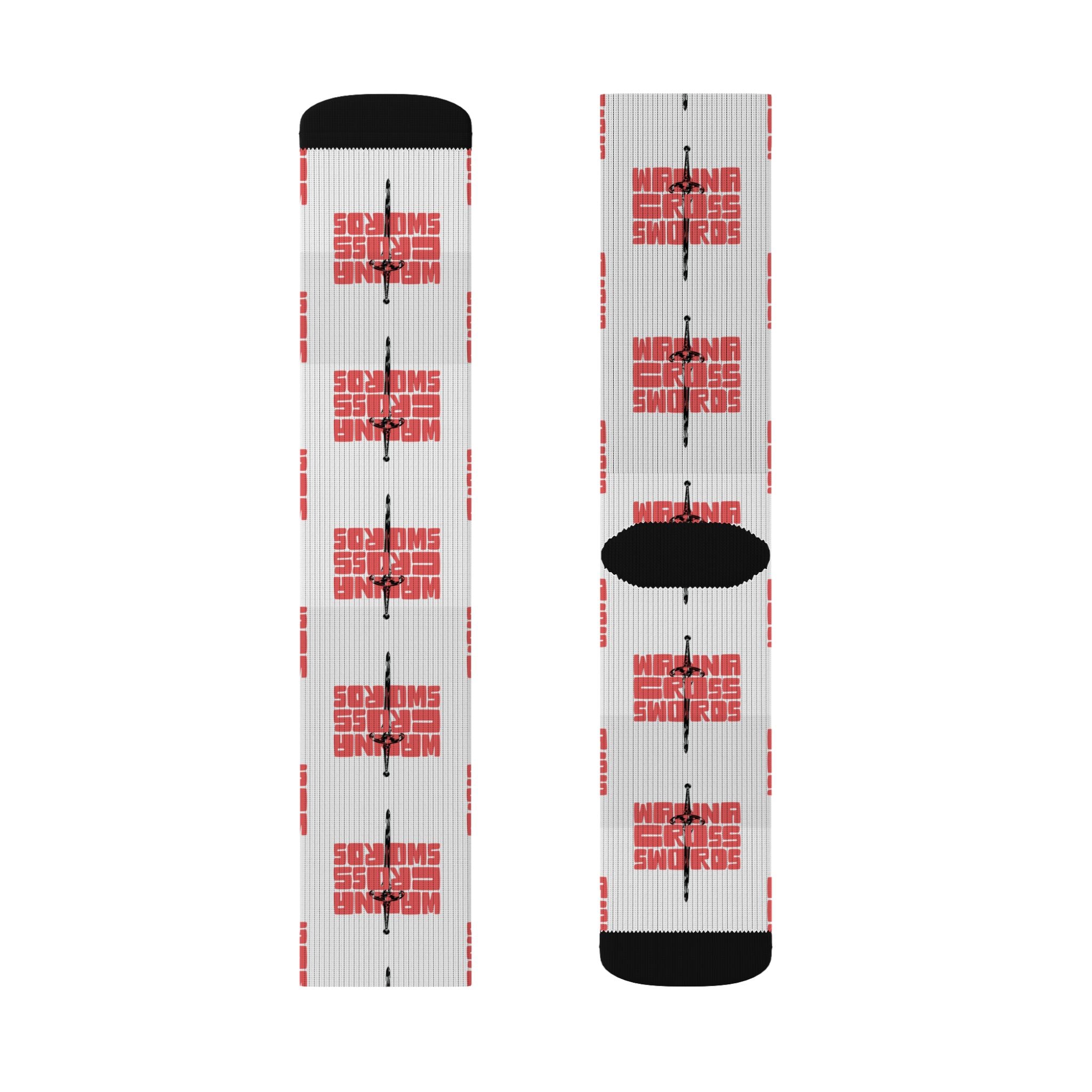 Sublimation Socks — Wanna Cross Swords