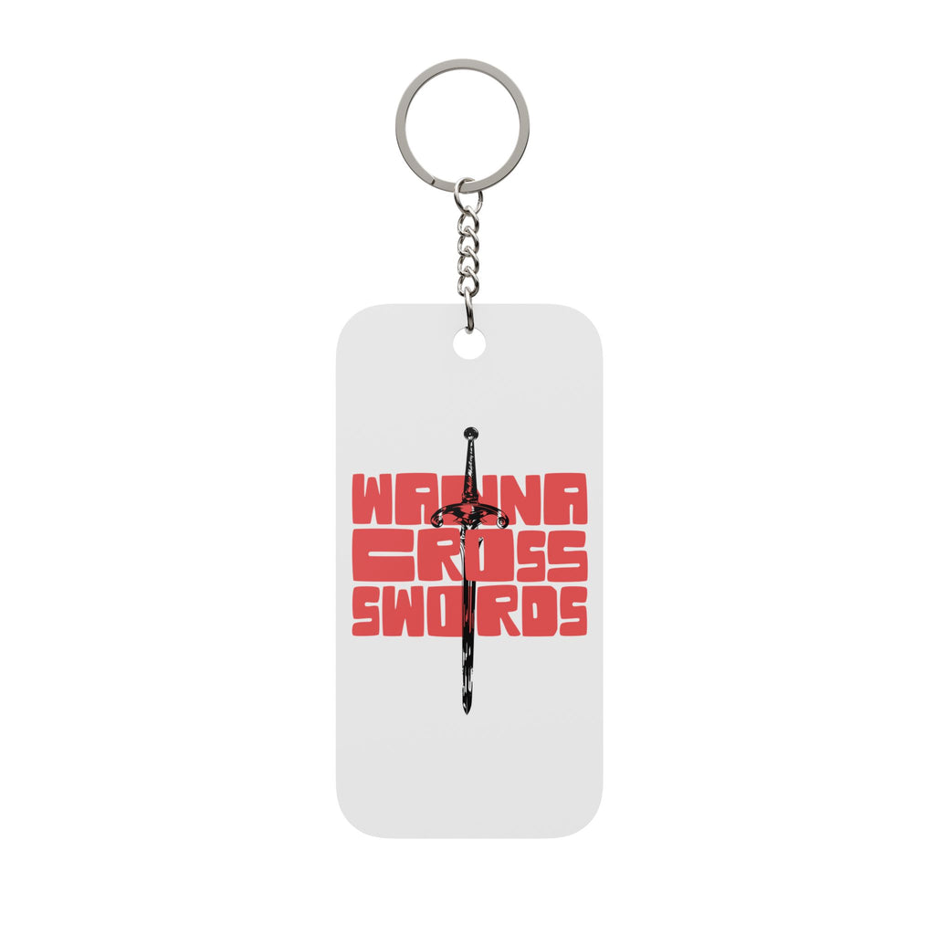 Wanna Cross Swords Keychain Charm