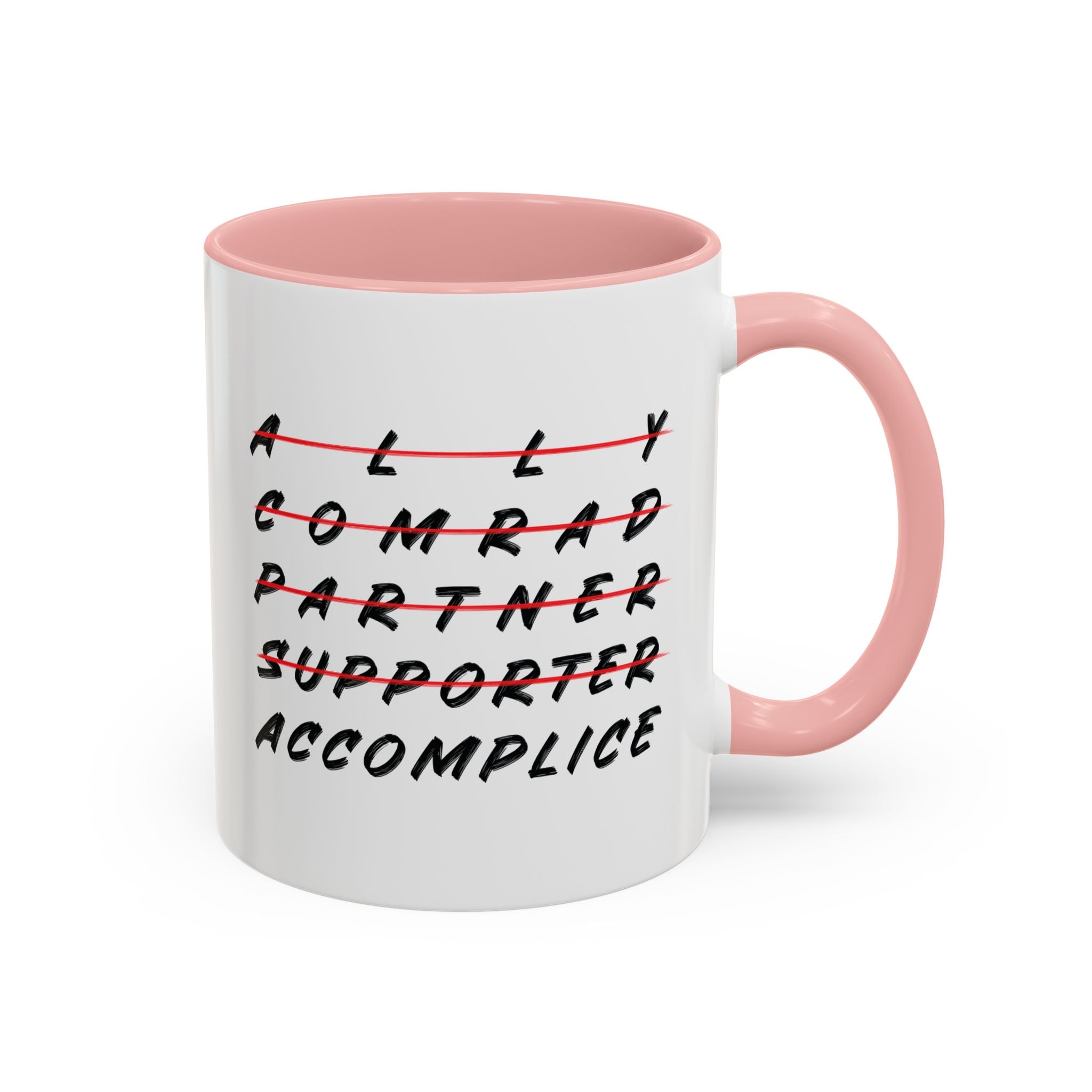 Ally to Accomplice Accent Coffee Mug - 11oz