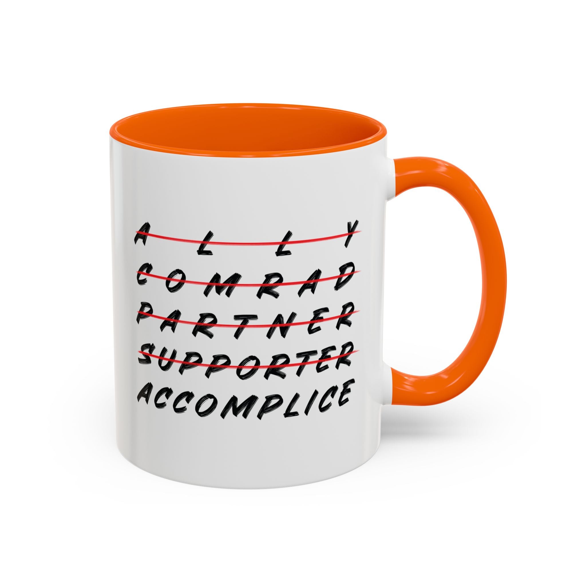 Ally to Accomplice Accent Coffee Mug - 11oz