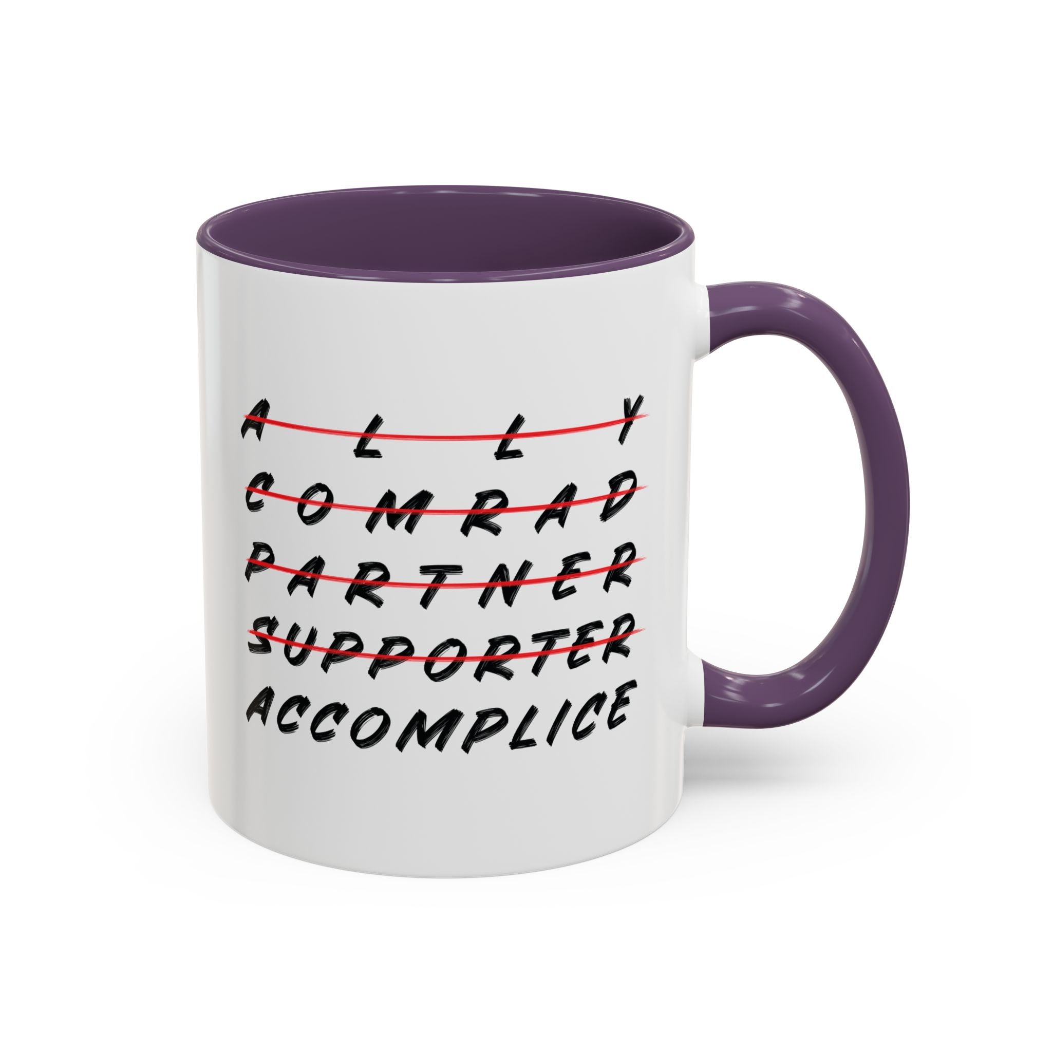 Ally to Accomplice Accent Coffee Mug - 11oz