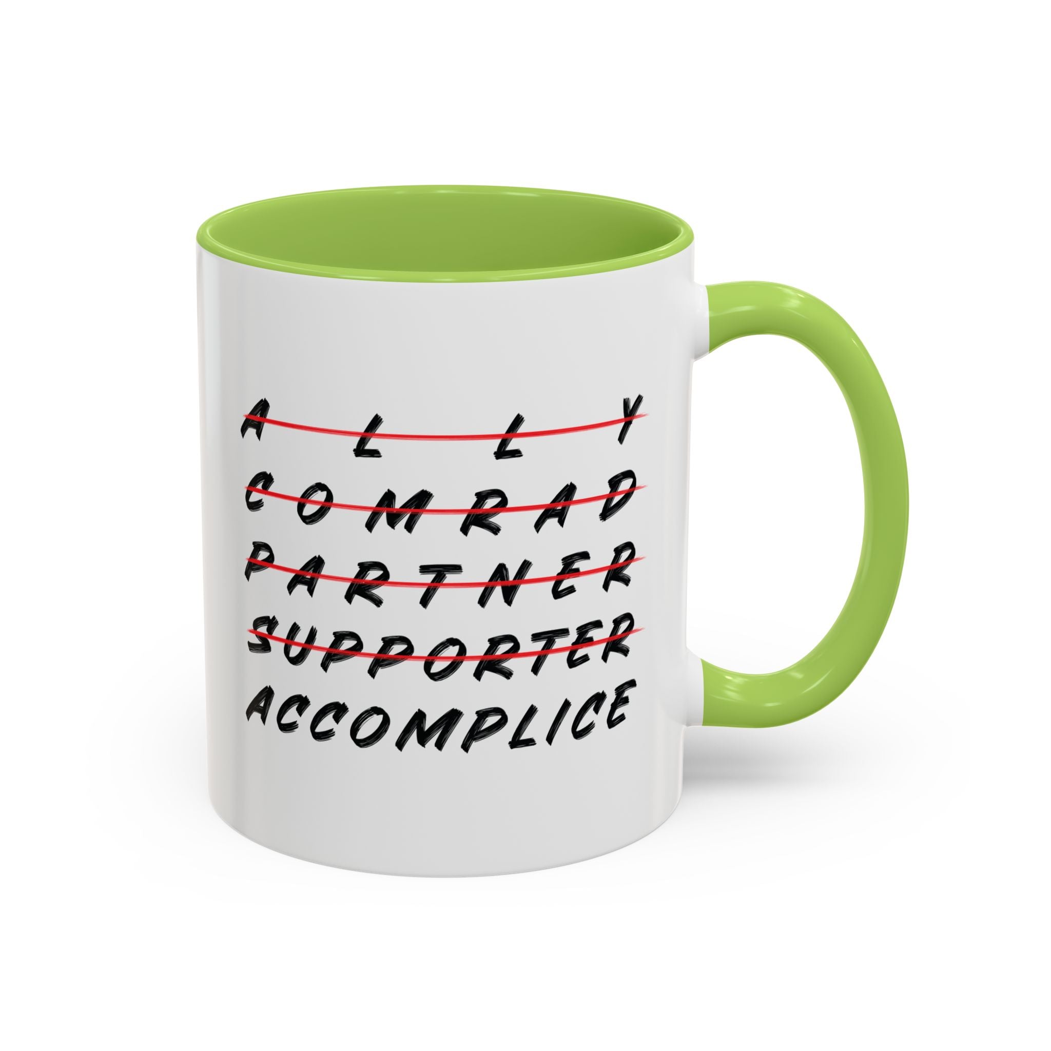 Ally to Accomplice Accent Coffee Mug - 11oz