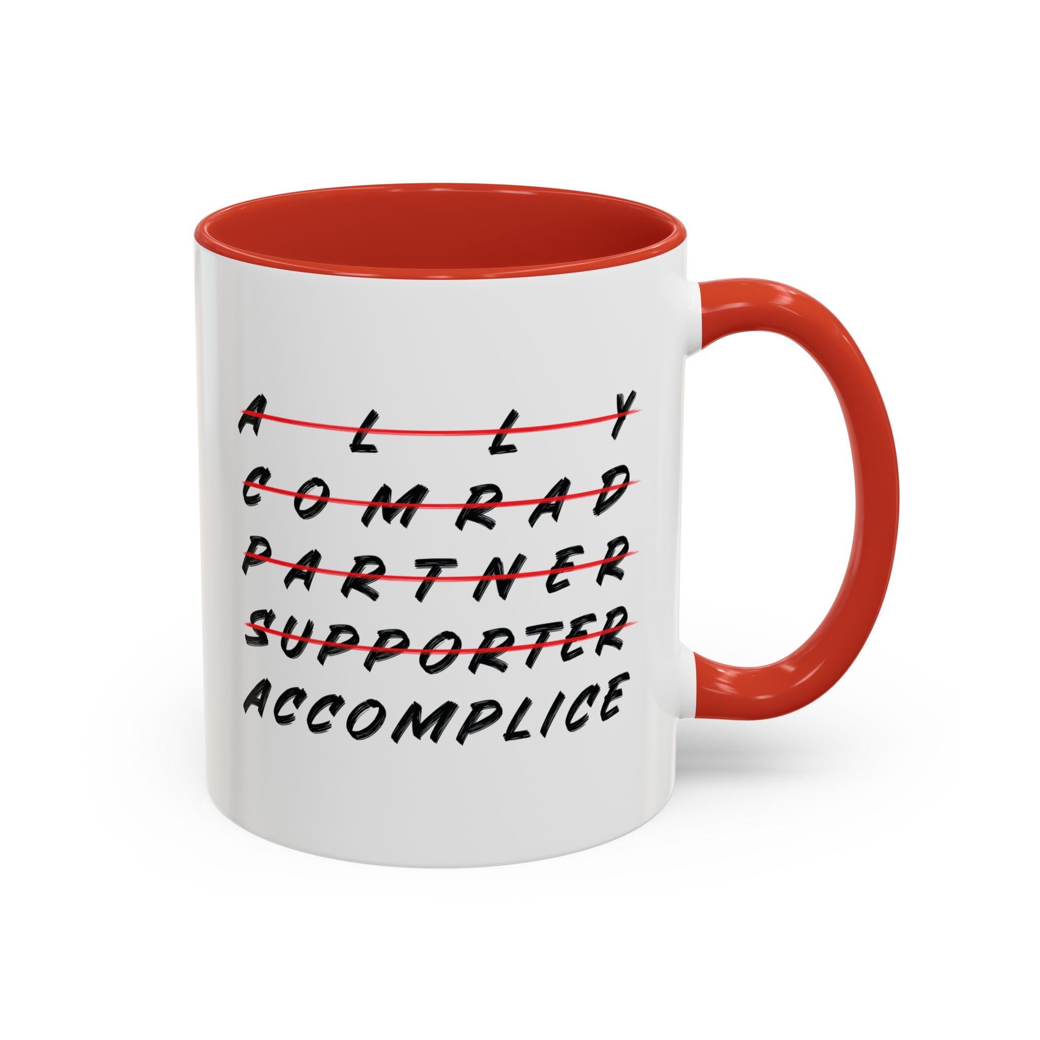 Ally to Accomplice Accent Coffee Mug - 11oz