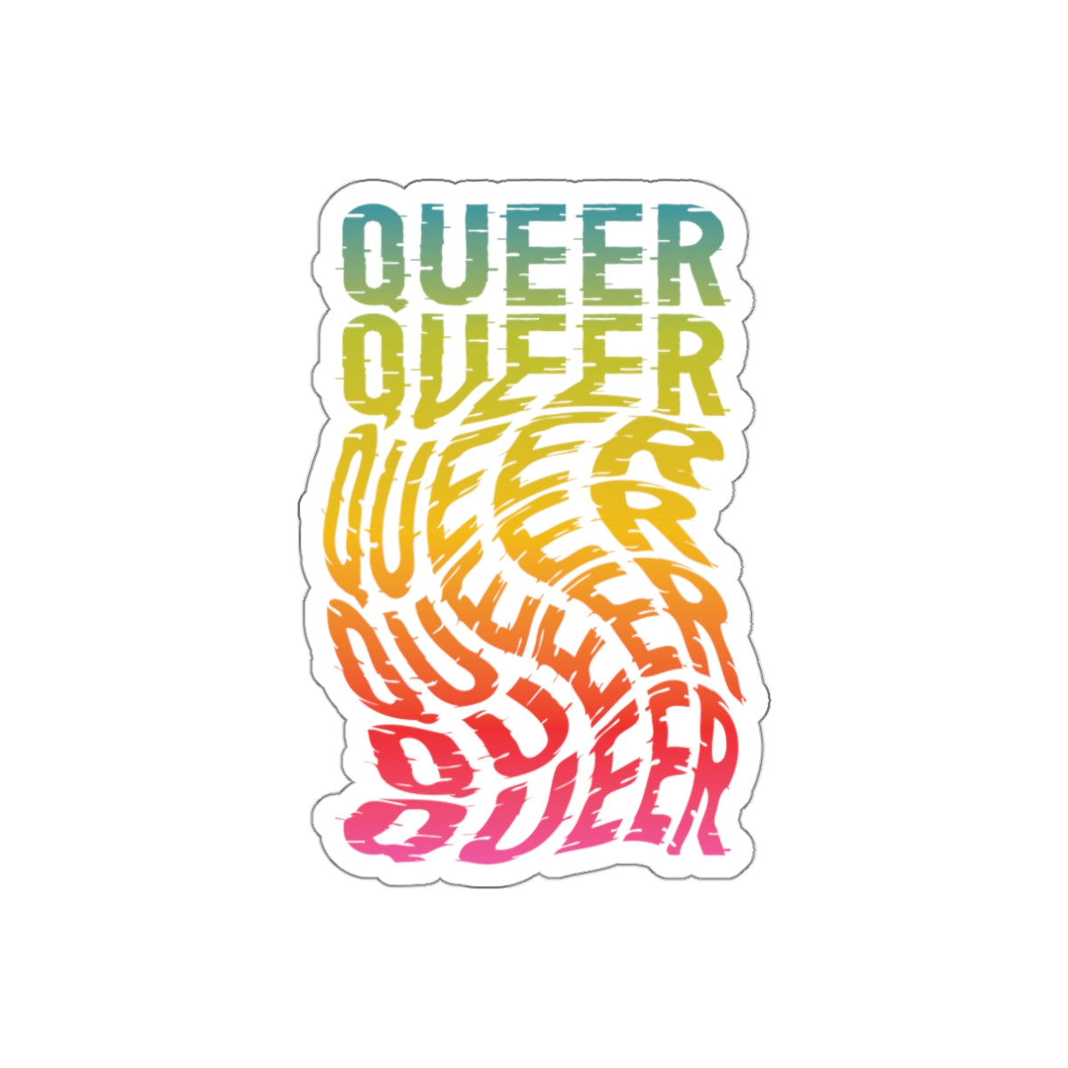 Queer Rainbow 3" Die-Cut Sticker