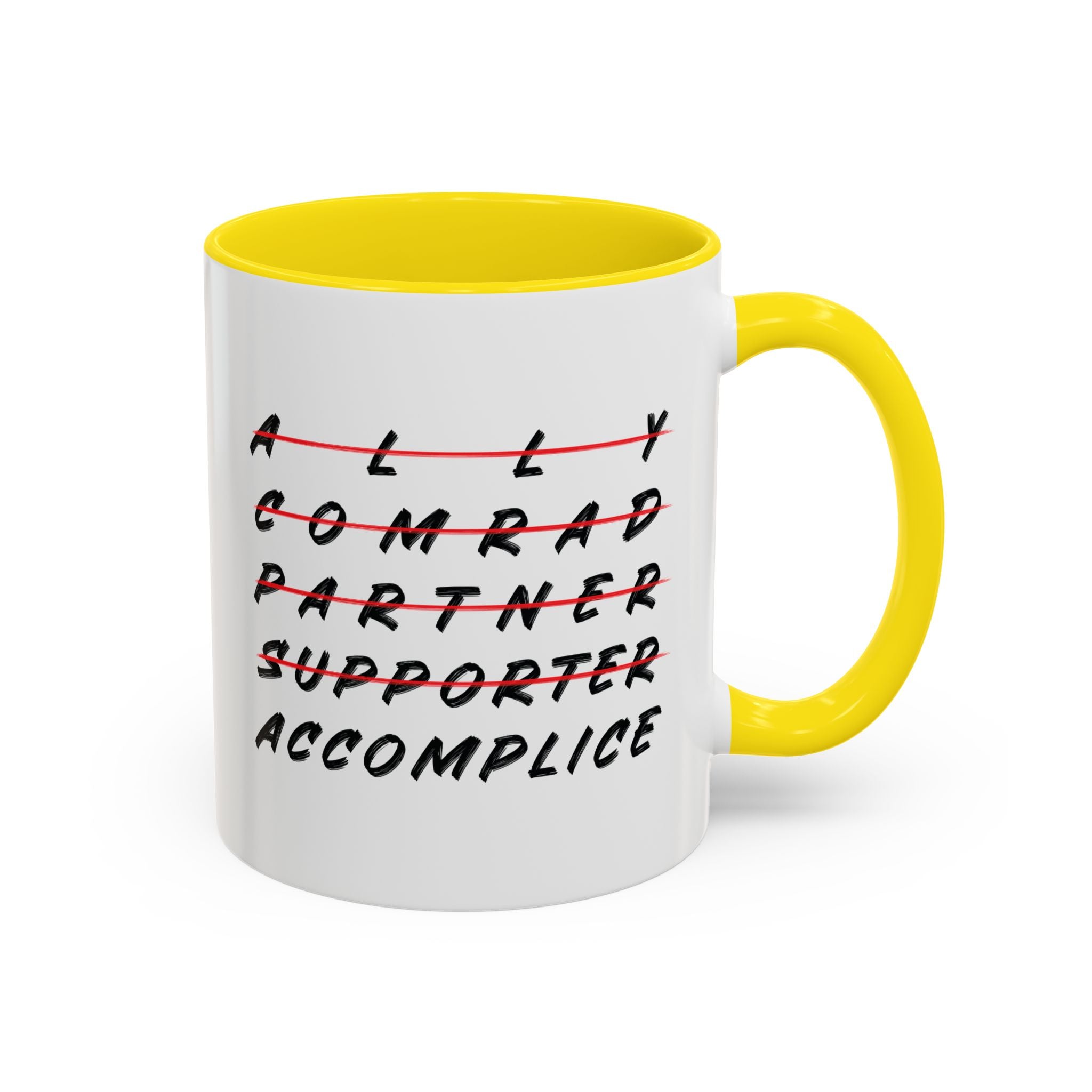 Ally to Accomplice Accent Coffee Mug - 11oz